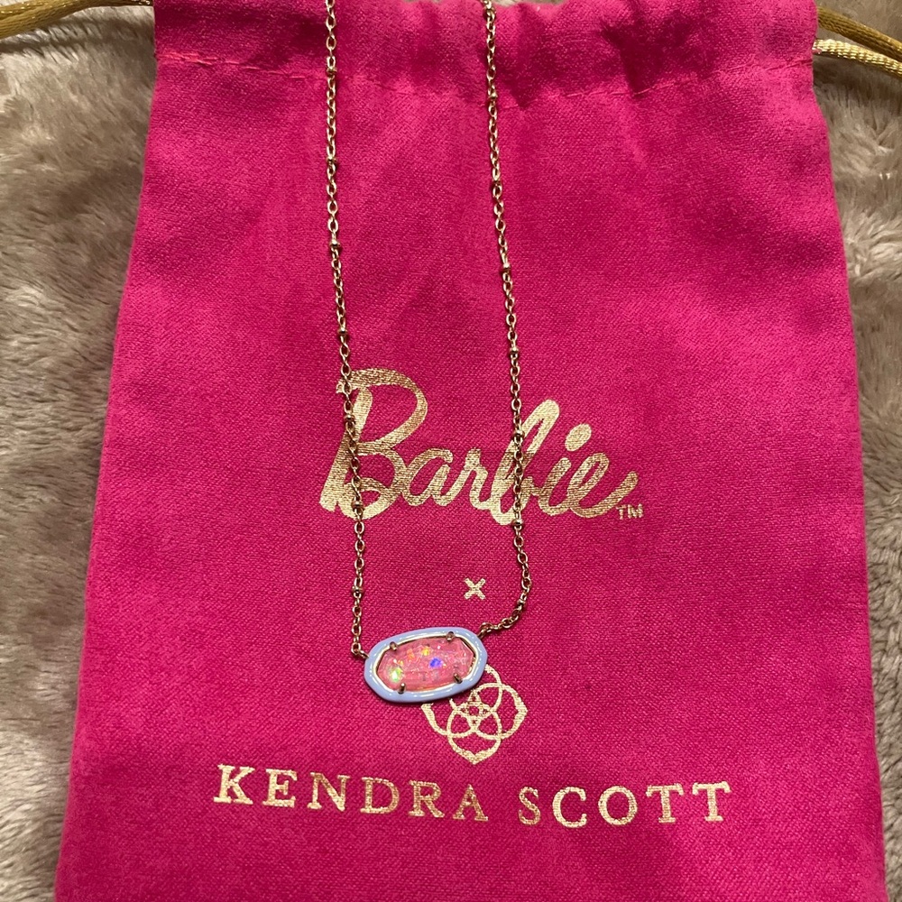 Barbie x Kendra Scott Gold Elisa Satellite Reversible